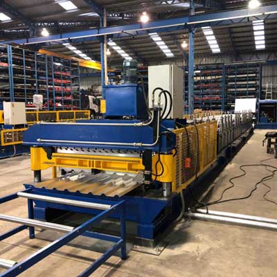 Client guatémalien - Profileuse pour double plancher collaborant